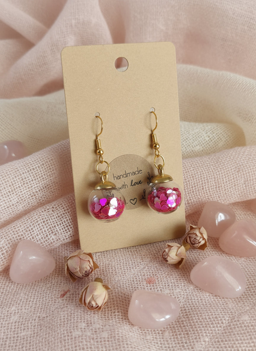 Plastic Sparkling Earring