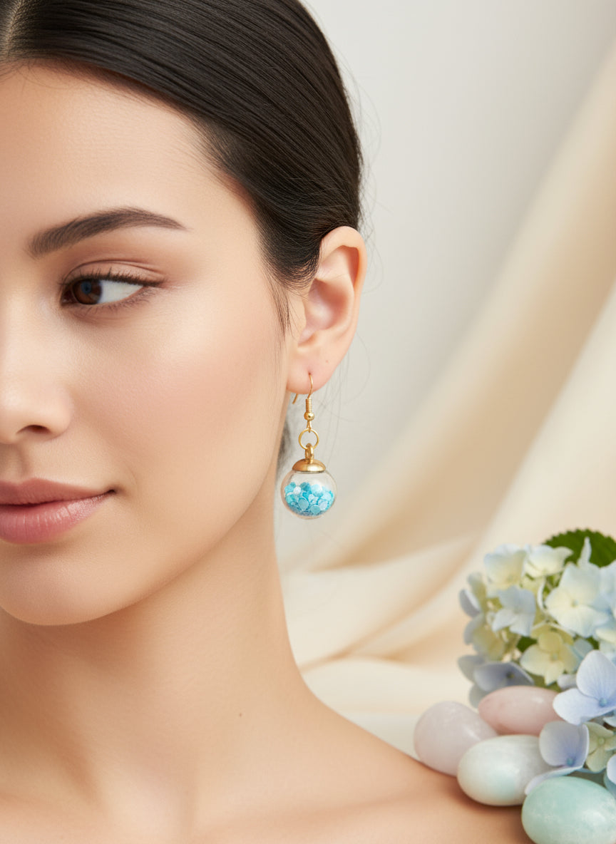 Plastic Sparkling Earring