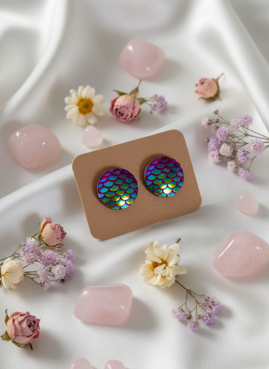 Plastic Sparkling Earring