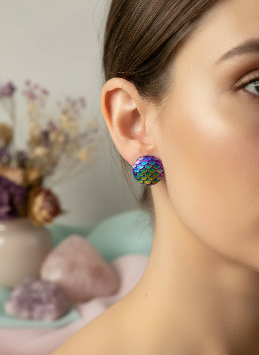Plastic Sparkling Earring