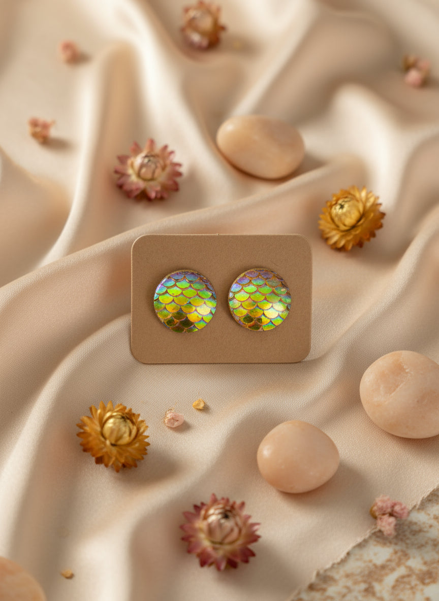 Plastic Sparkling Earring