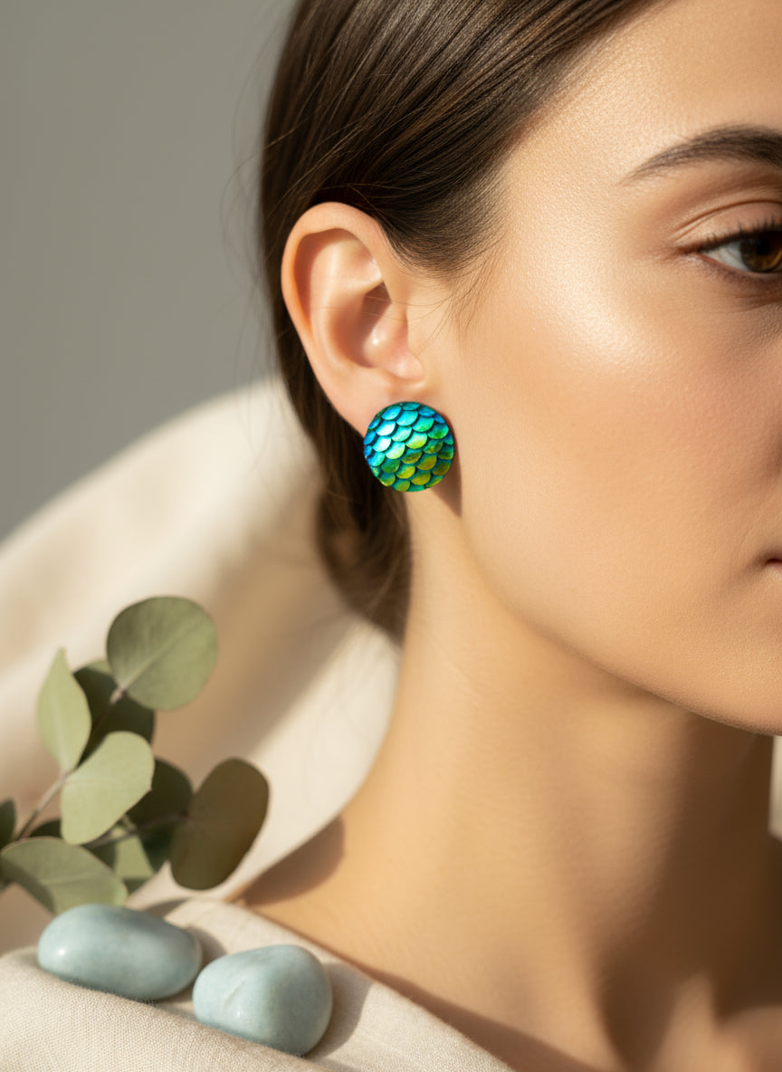 Plastic Sparkling Earring