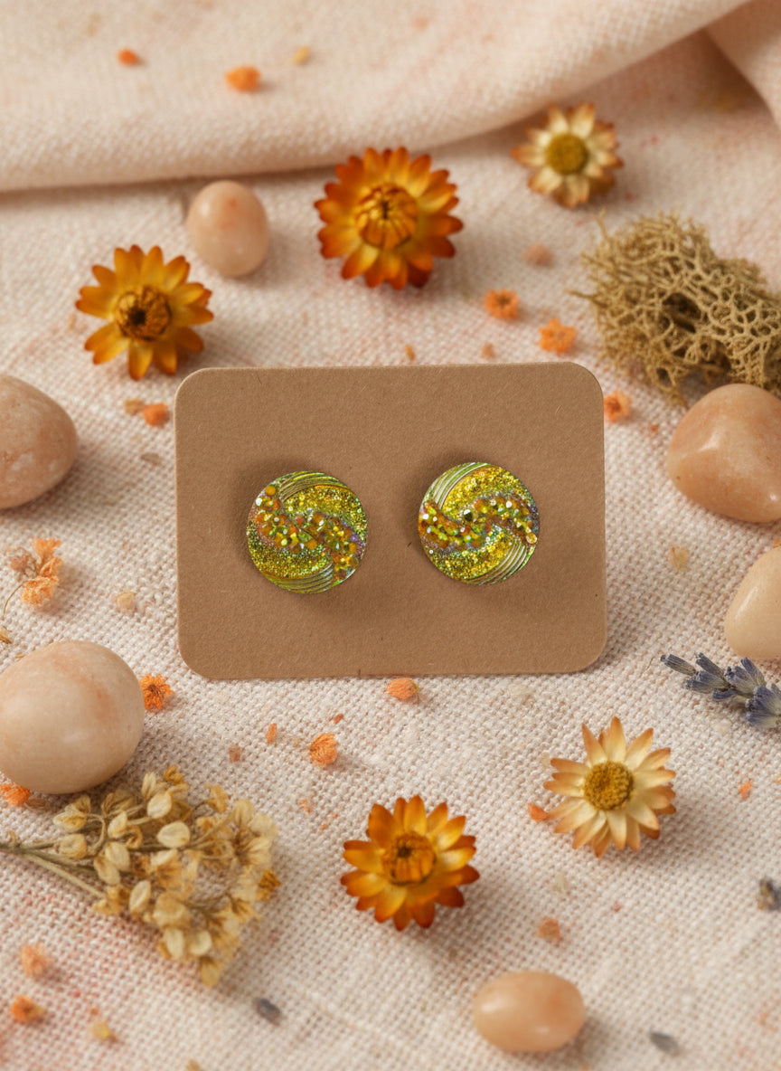 Plastic Sparkling Earring