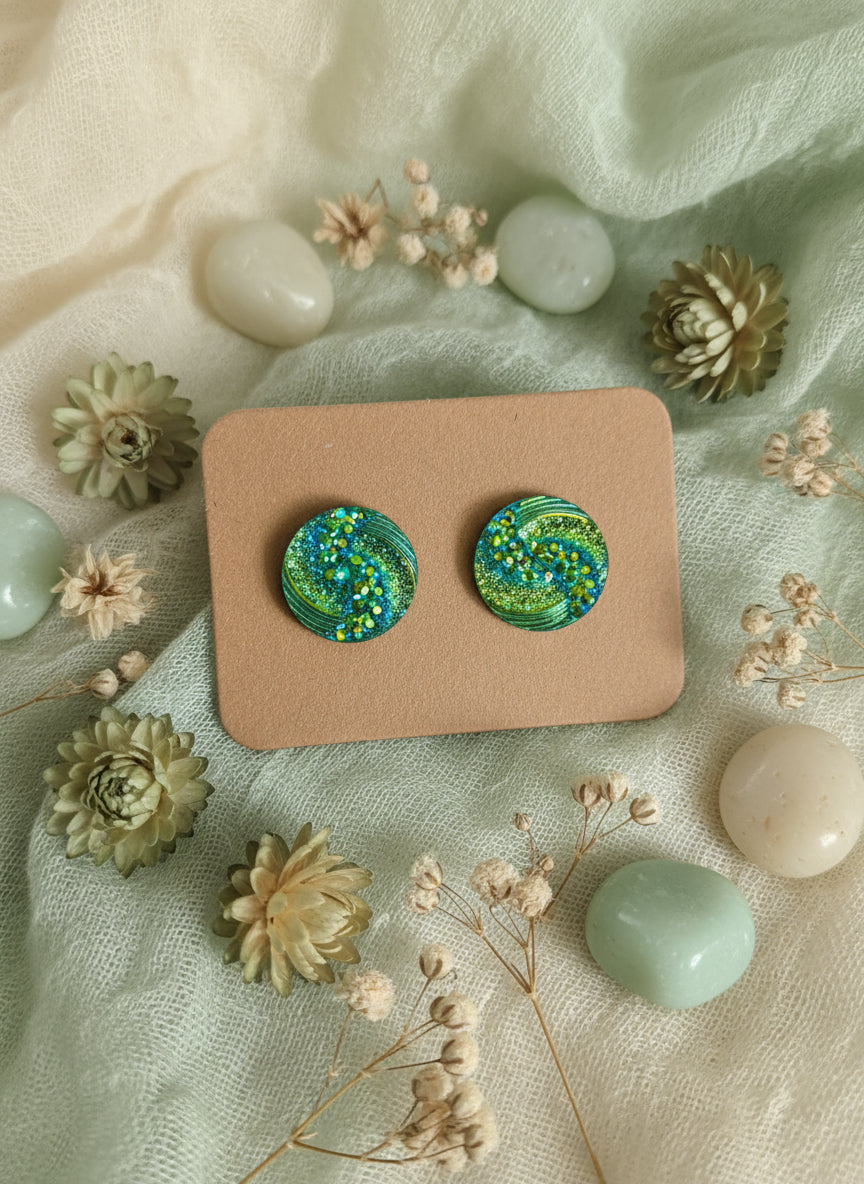 Plastic Sparkling Earring