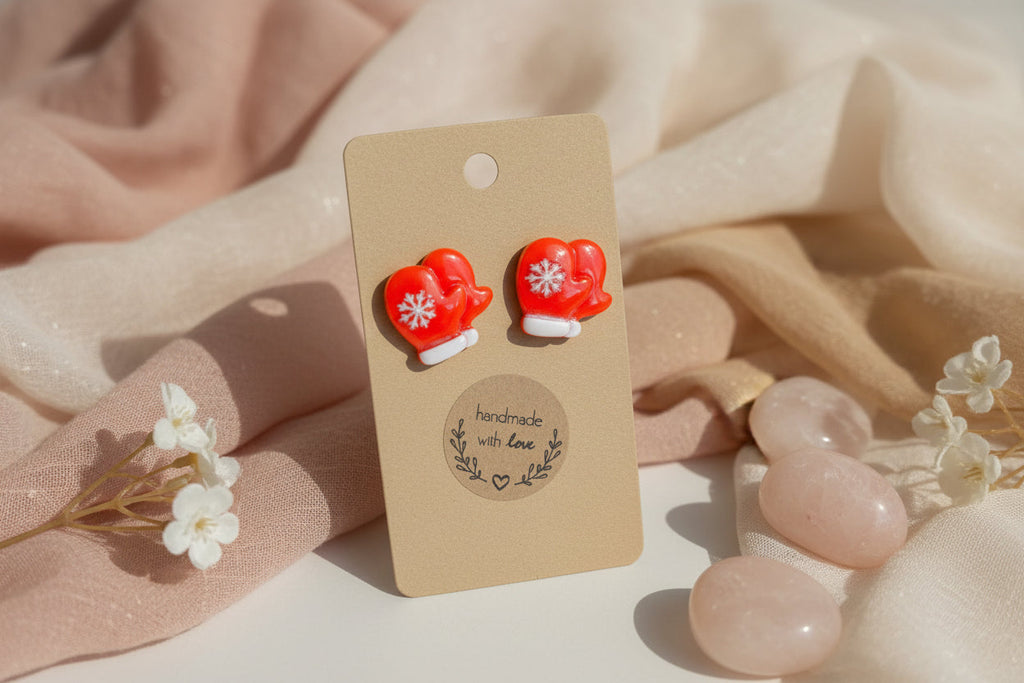 Plastic Earring for Christmas