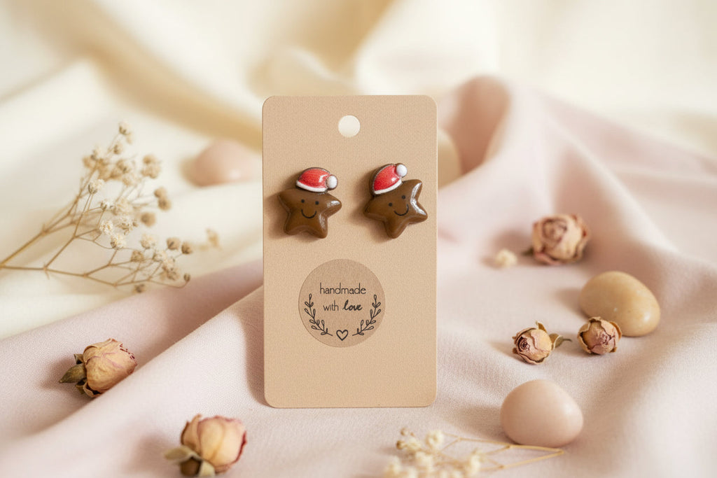 Plastic Earring for Christmas