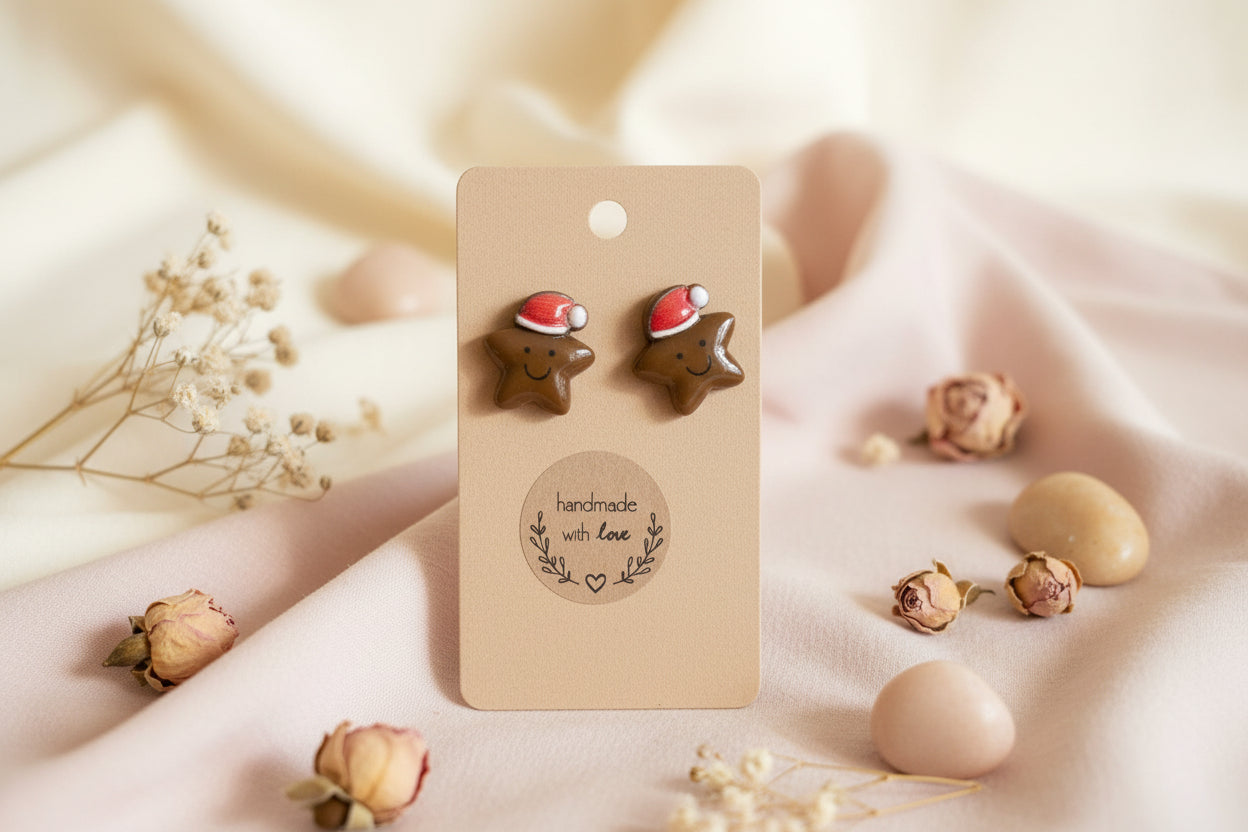 Plastic Earring for Christmas
