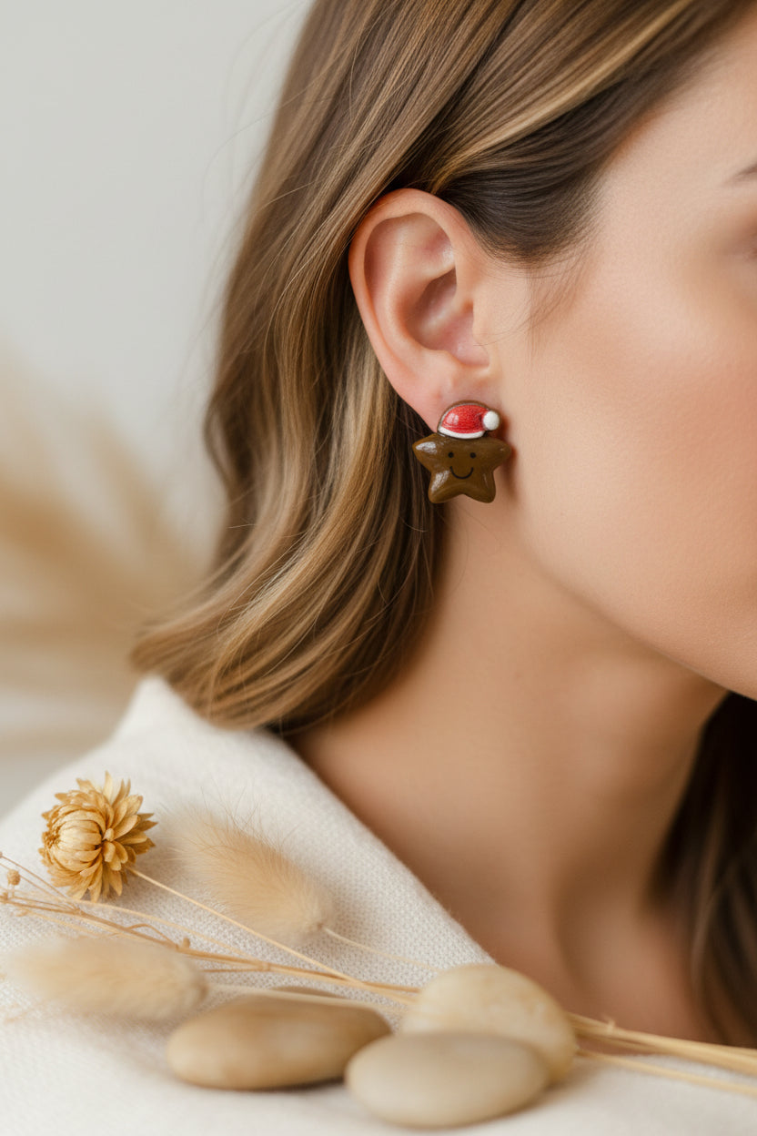 Plastic Earring for Christmas