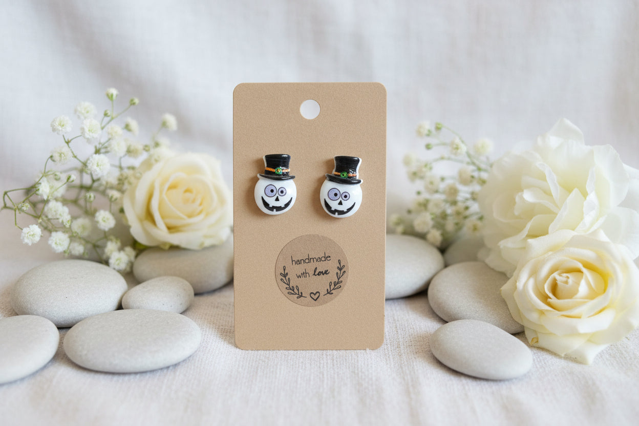 Plastic Earring for Christmas