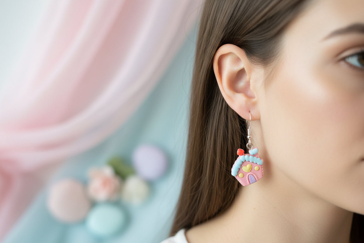 Plastic Earring for Christmas