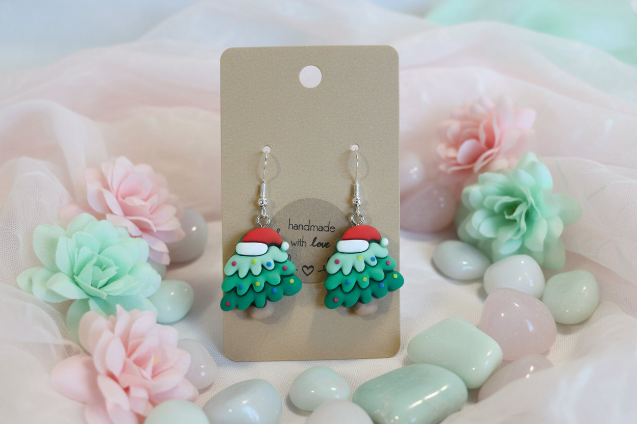 Plastic Earring for Christmas