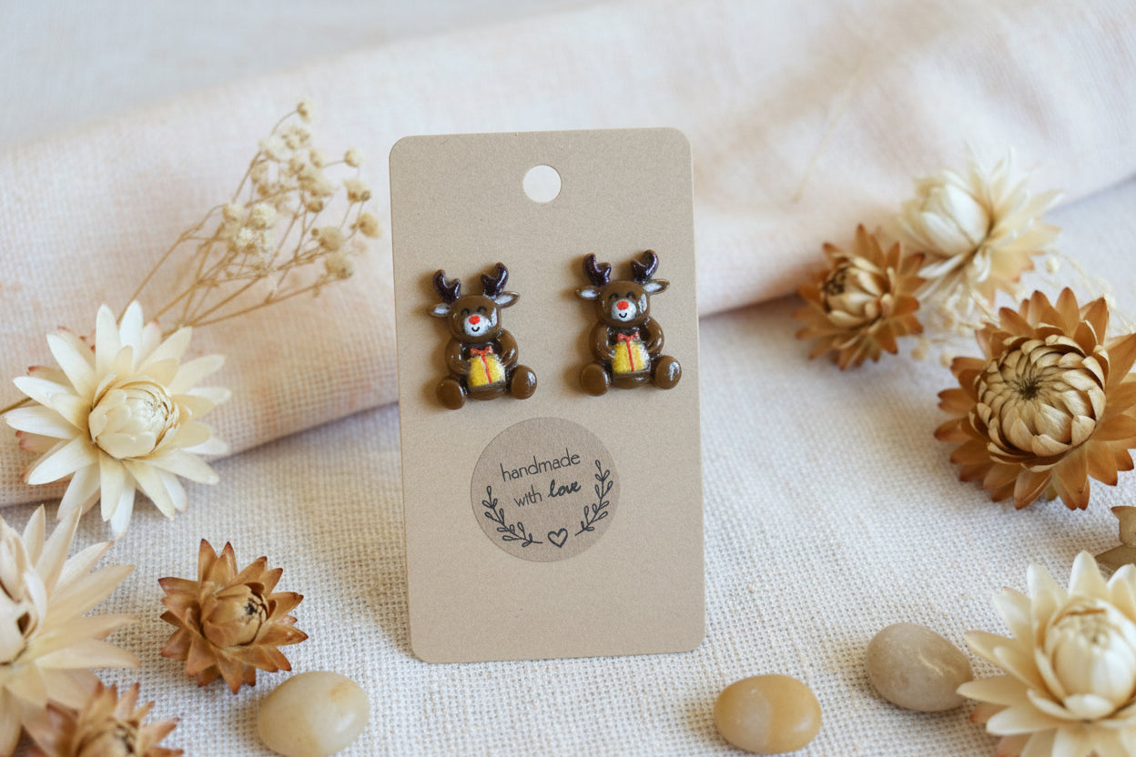 Plastic Earring for Christmas