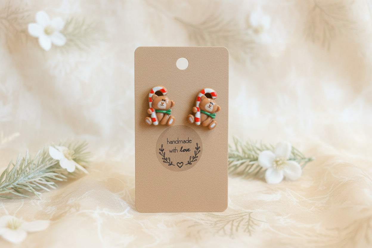 Plastic Earring for Christmas