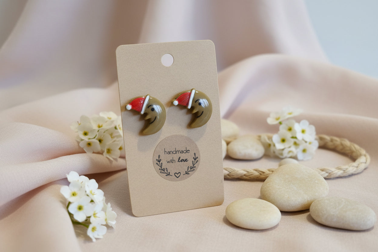 Plastic Earring for Christmas