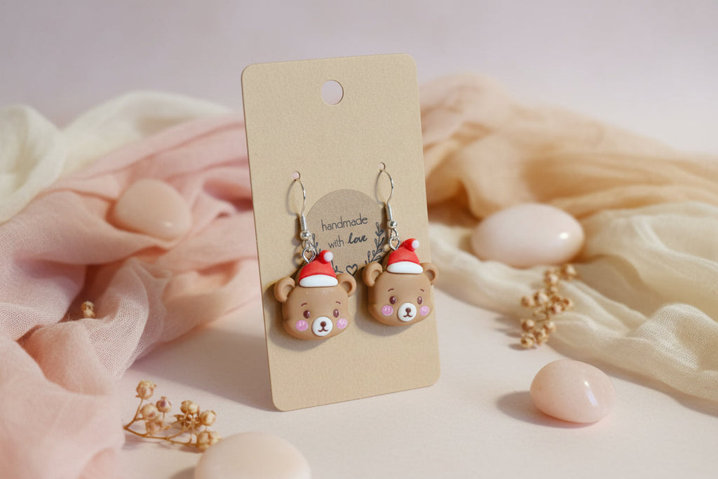 Plastic Earring for Christmas
