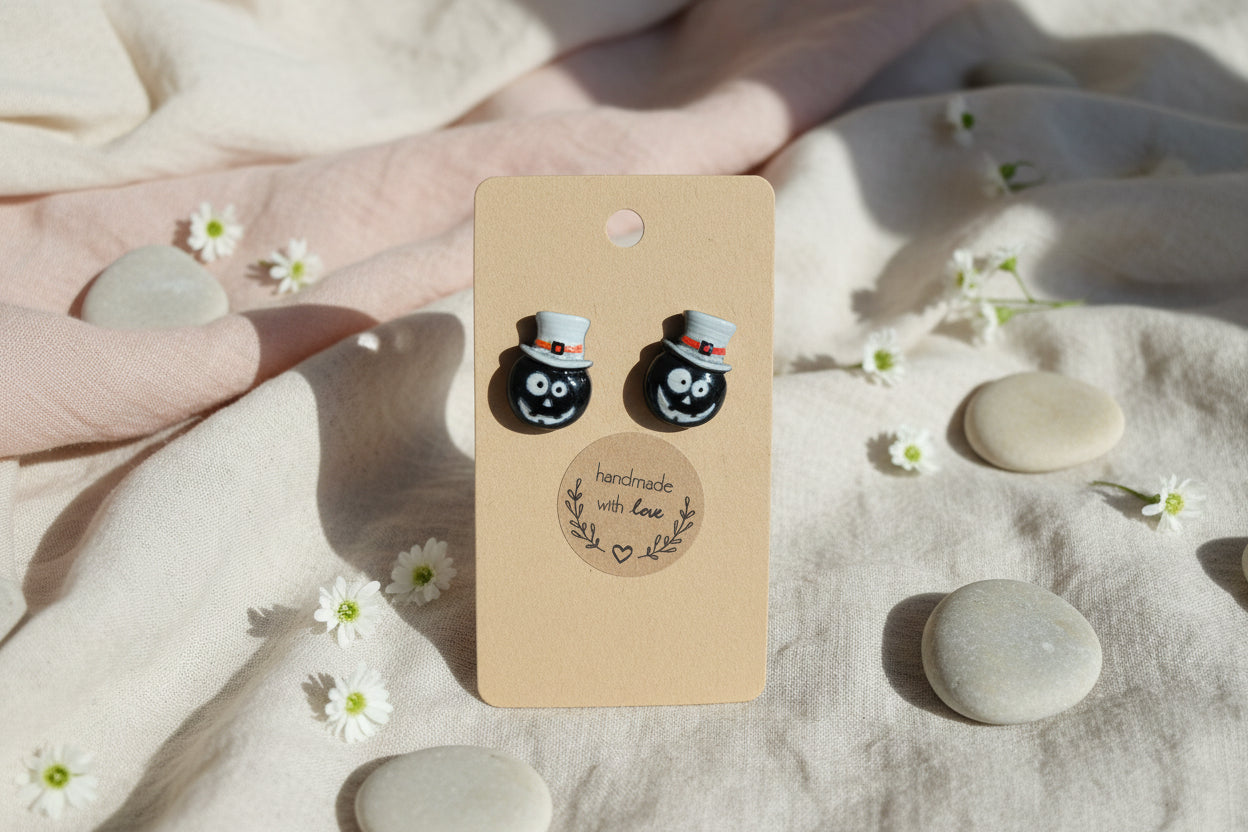 Plastic Earring Halloween Funny