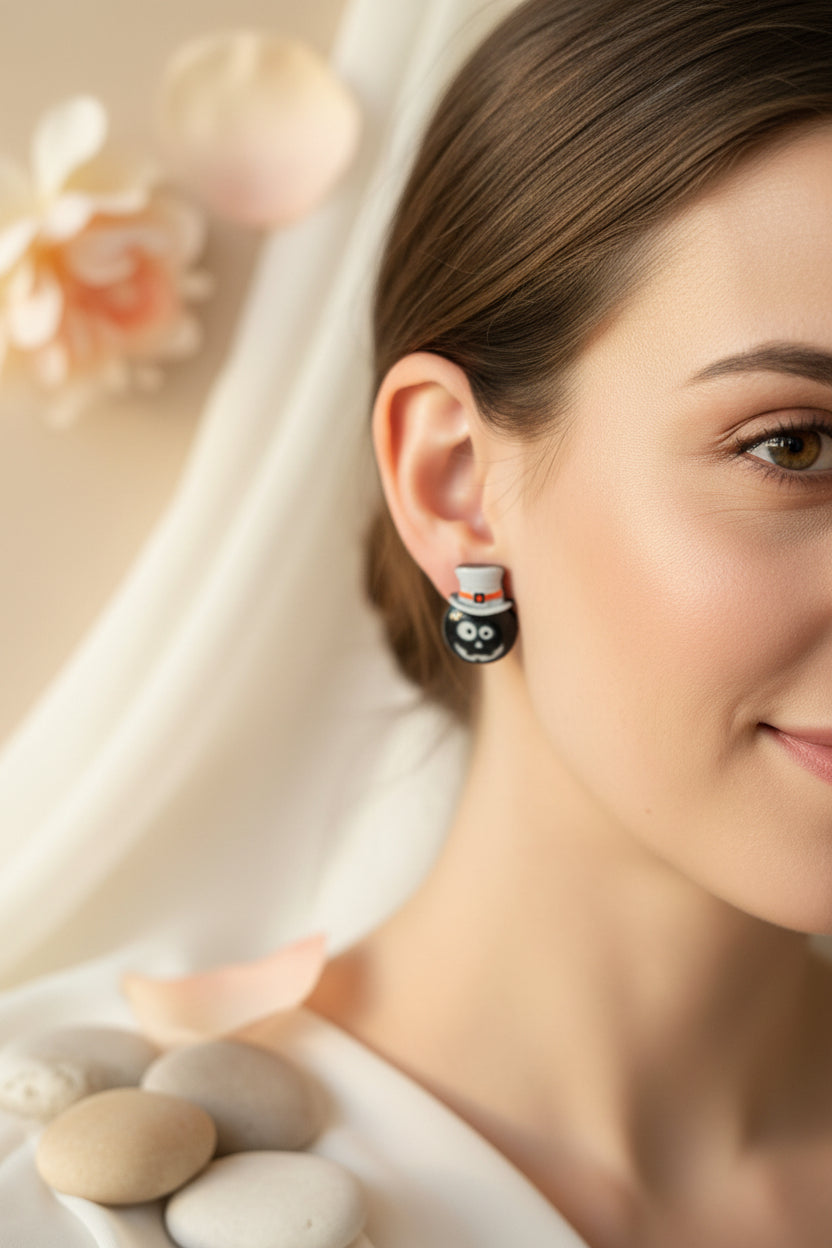 Plastic Earring Halloween Funny