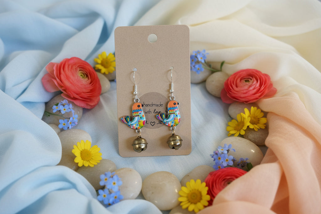 Plastic Earring Bird