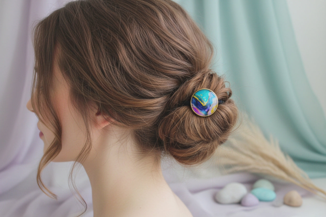 Cabochon Hairtie Art Paint