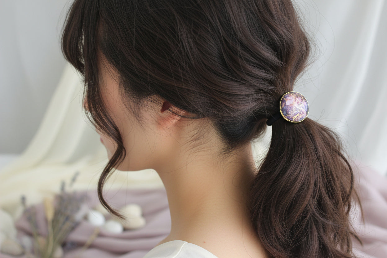 Cabochon Hairtie Brown Mineral