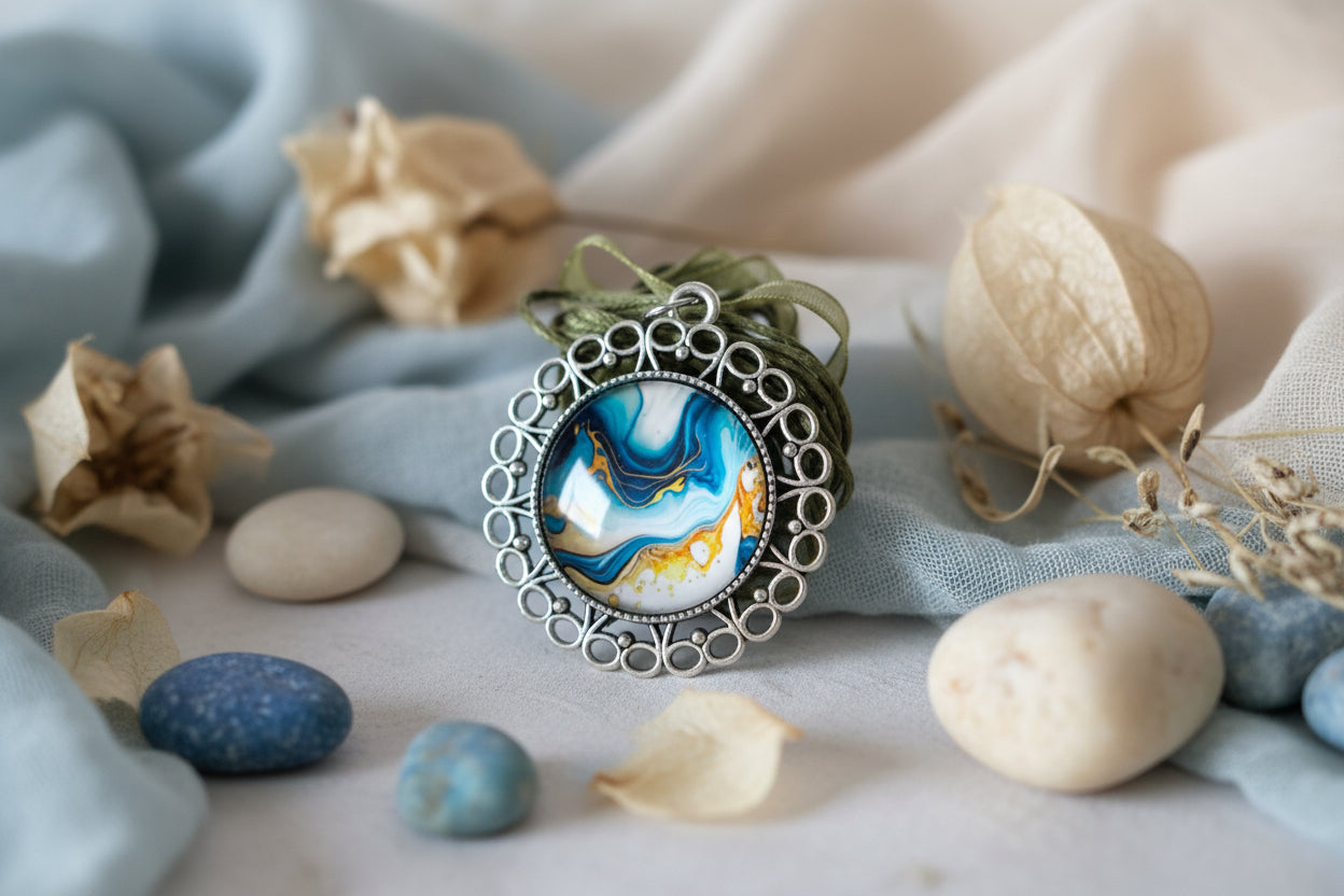 Cabochon Necklace Vibrant