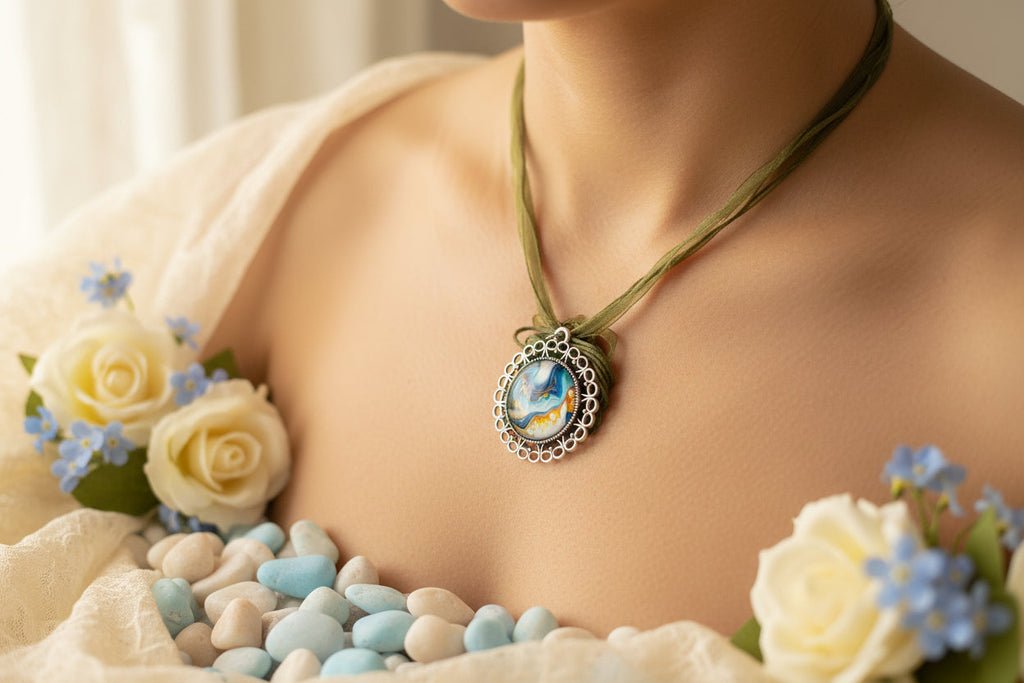 Cabochon Necklace Vibrant