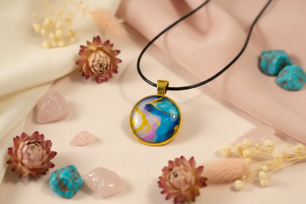 Cabochon Necklace Seeside