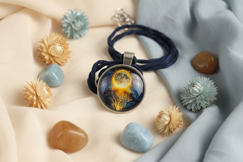 Cabochon Necklace Moonshine