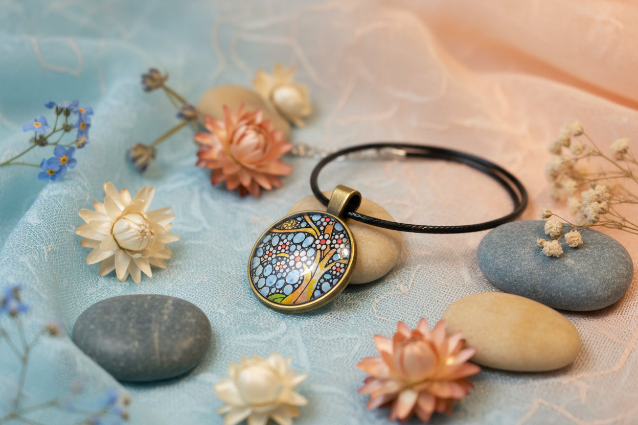 Cabochon Necklace Tree