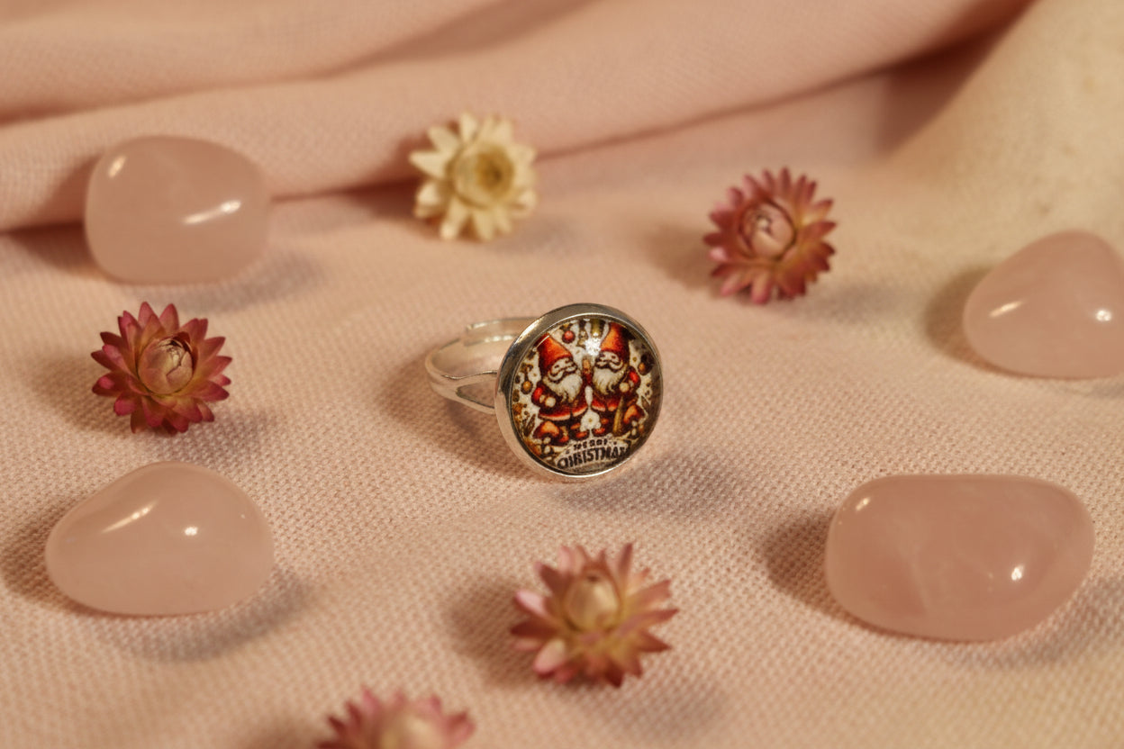 Cabochon Ring Cristmas