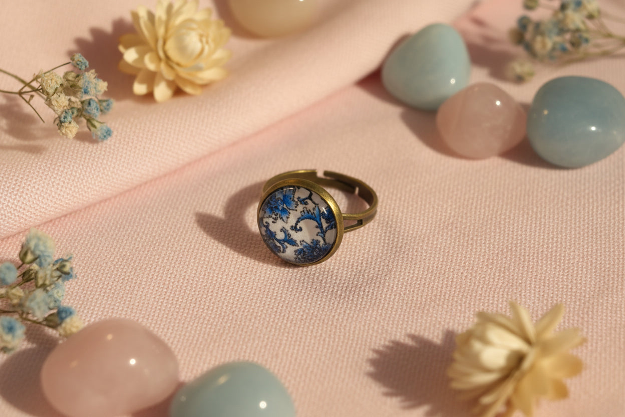 Cabochon Ring Earth