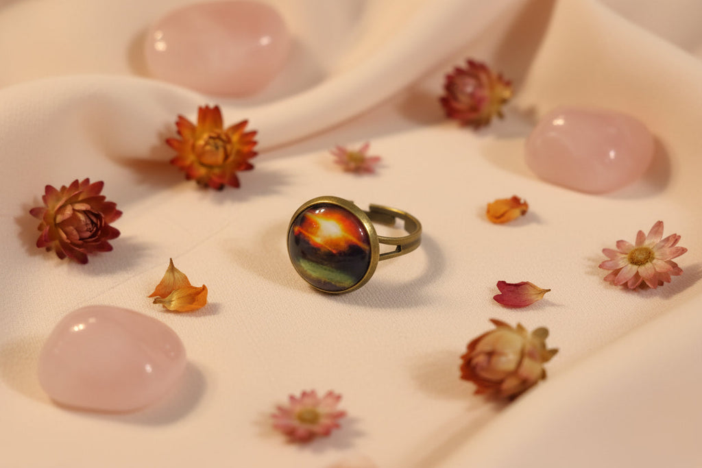 Cabochon Ring Sunrise