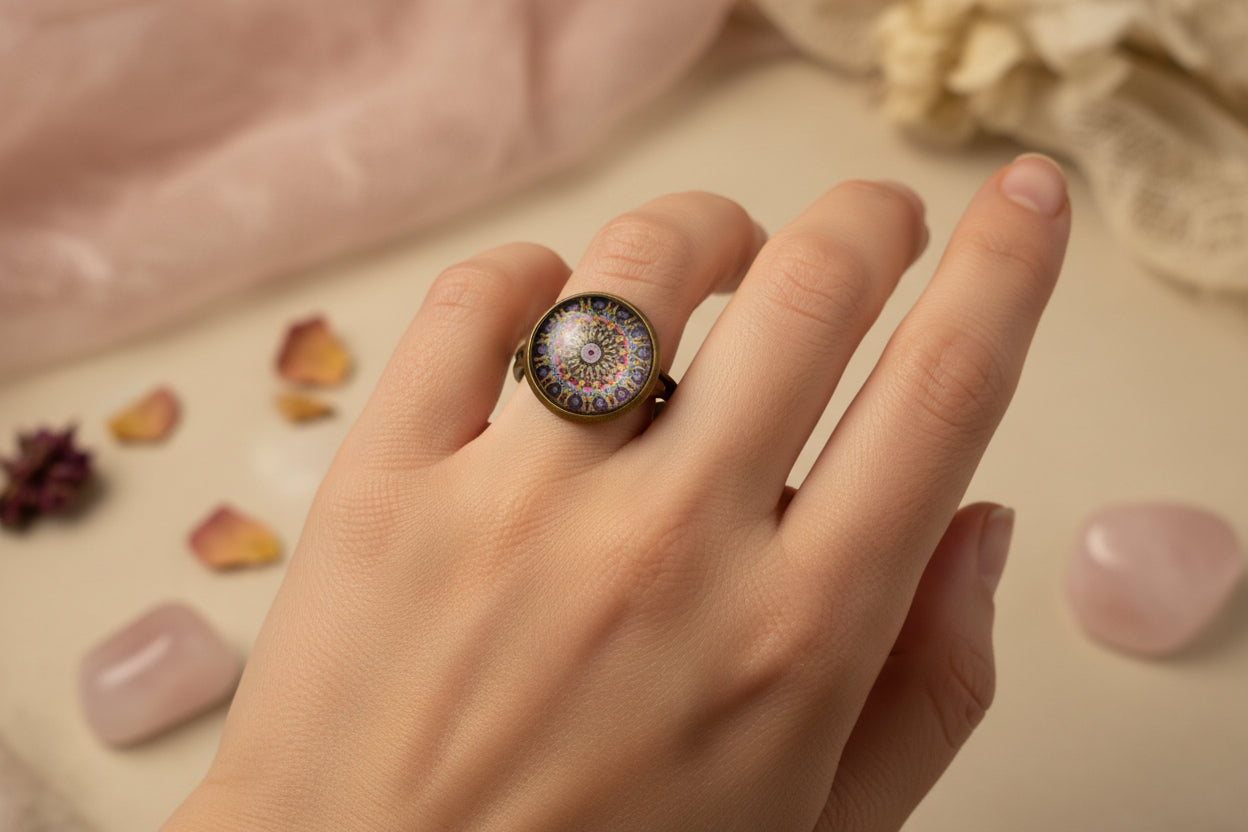 Cabochon RingMandala