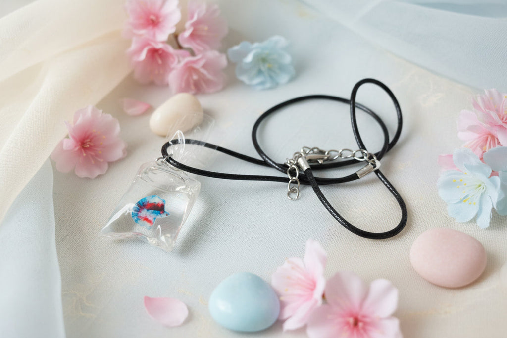 Plastic Necklace Colorful Fish
