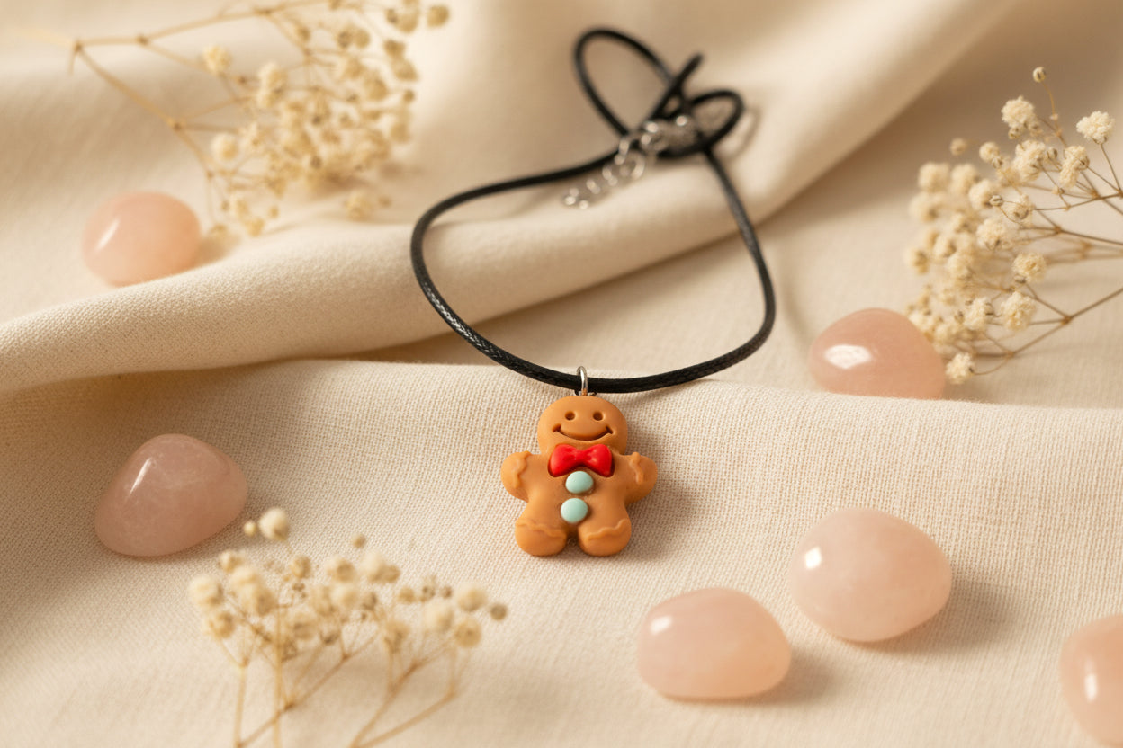 Plastic Necklace Christmas Cookie