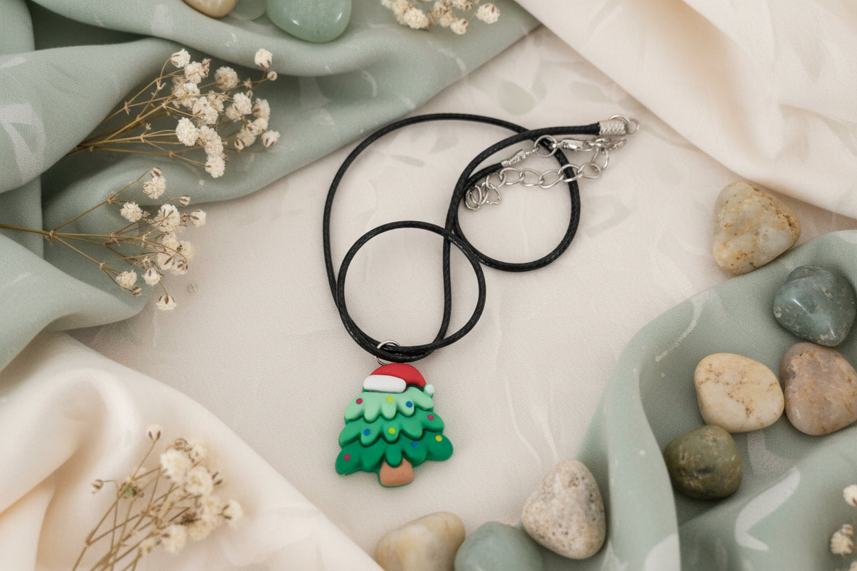 Plastic Necklace Christmas Tree
