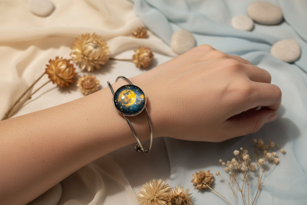 Cabochon Bracelet Full Moon