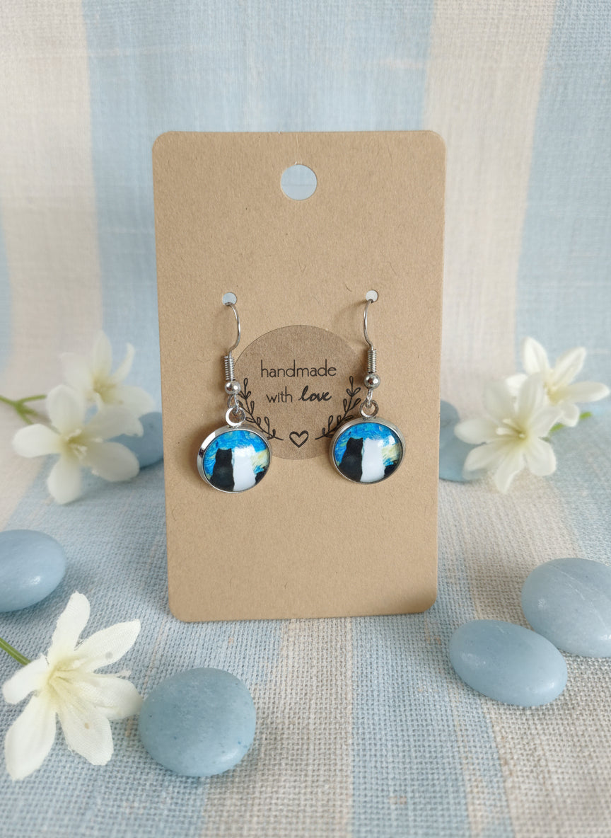 Cabochon Hanging Earring