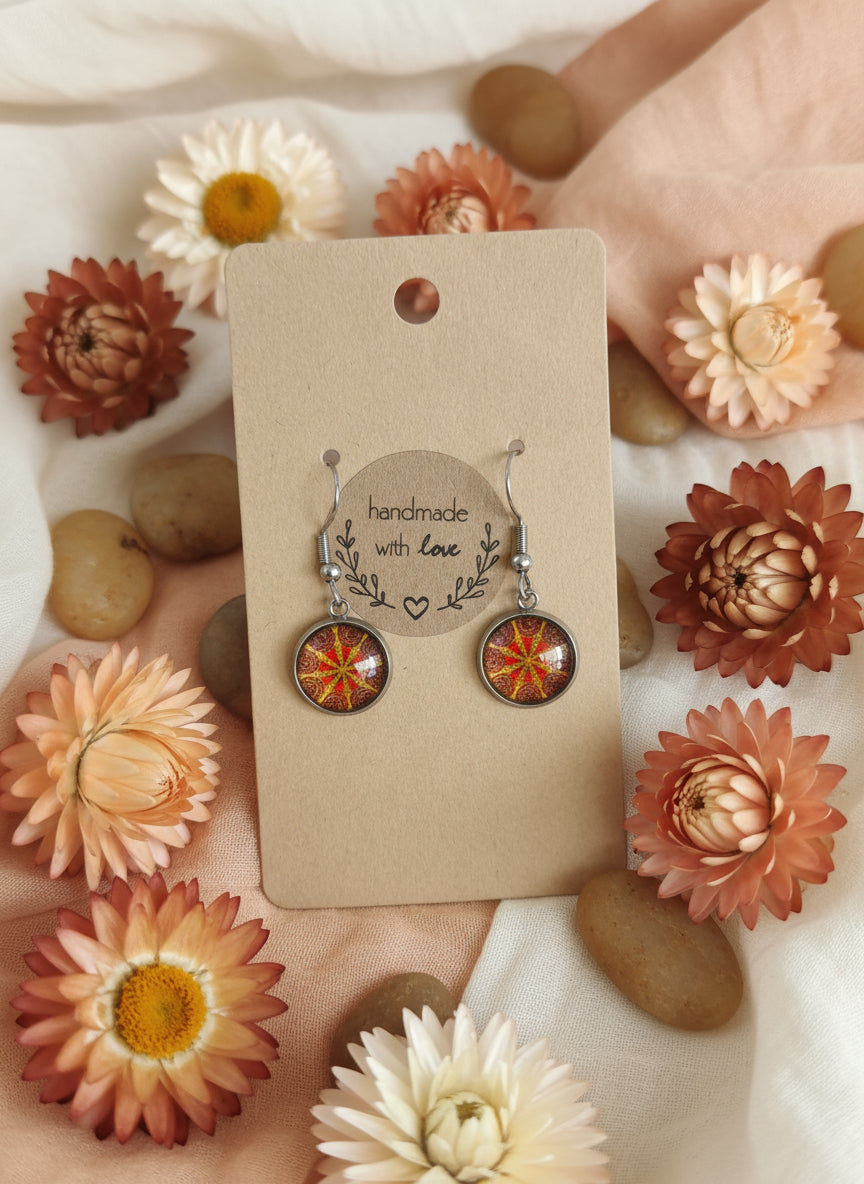 Cabochon Hanging Earring