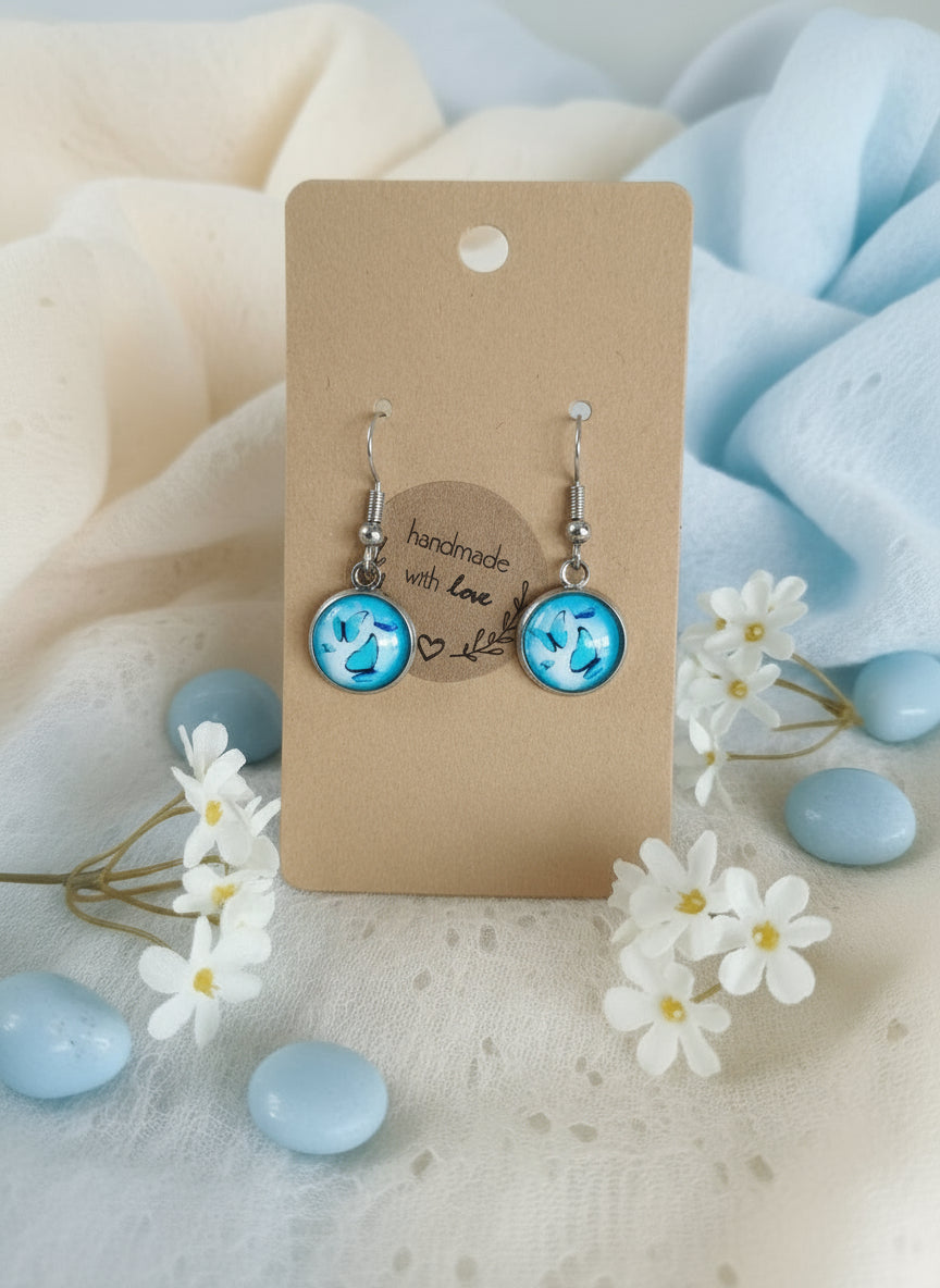 Cabochon Hanging Earring