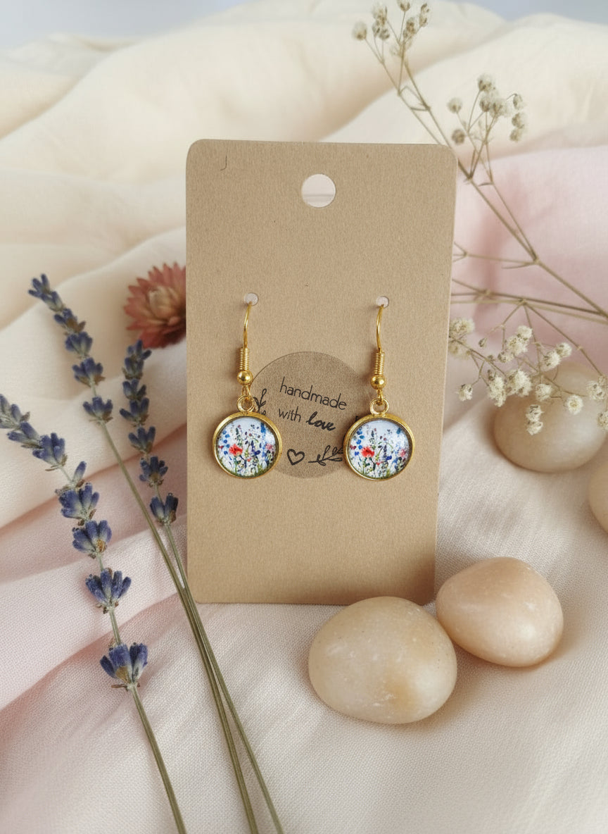 Cabochon Hanging Earring