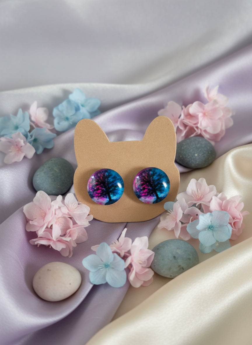 Cabochon Mystical Earring