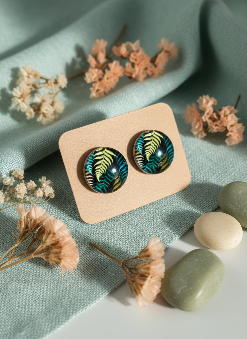 Cabochon Mystical Earring