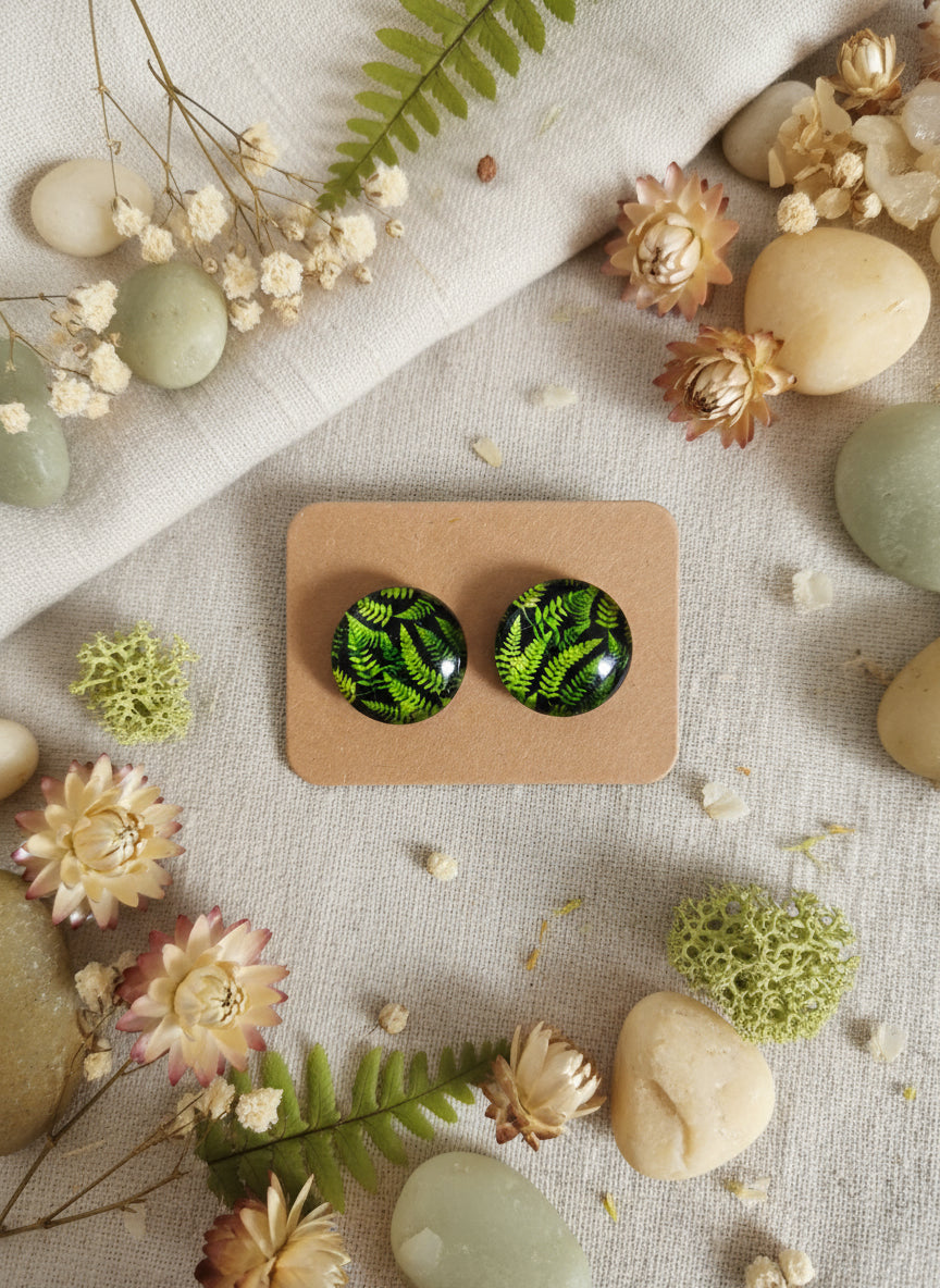 Cabochon Mystical Earring