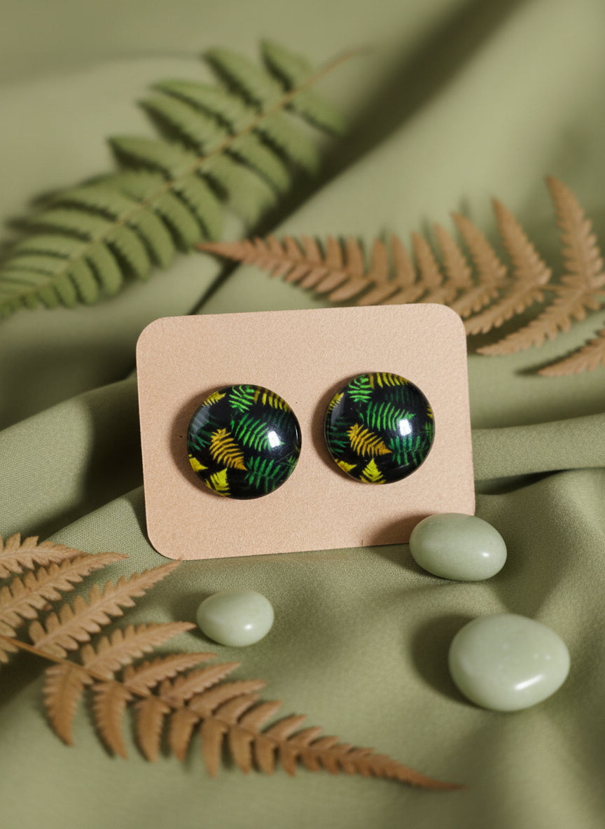 Cabochon Mystical Earring
