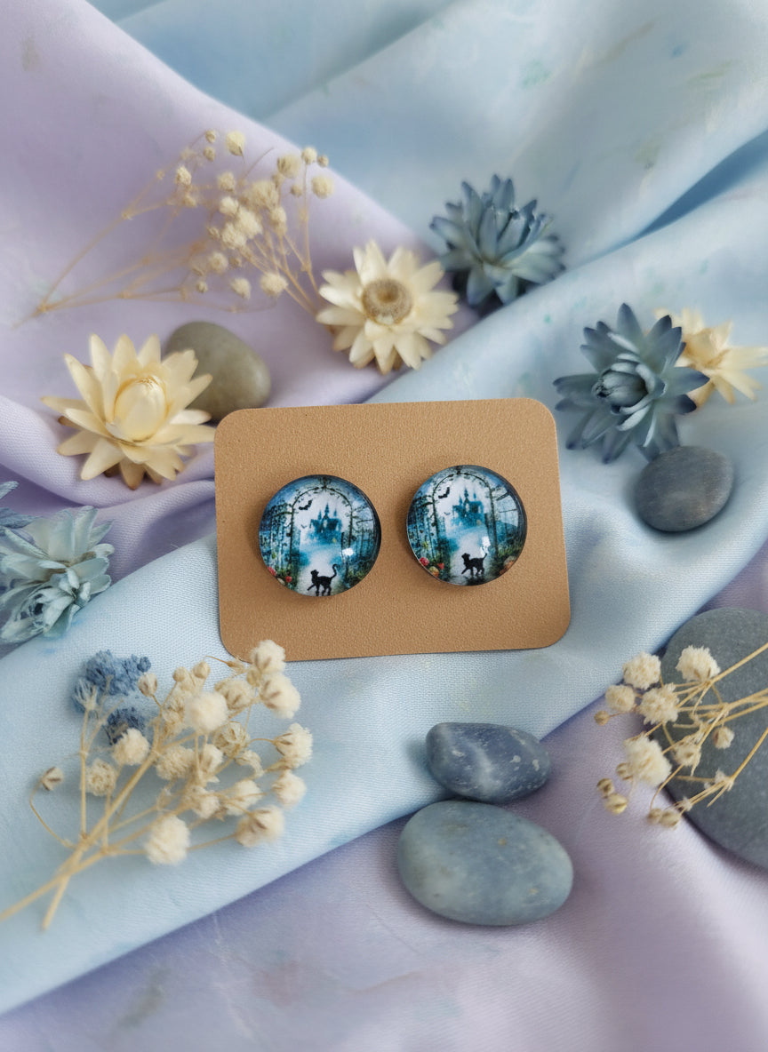 Cabochon Earring for Halloween