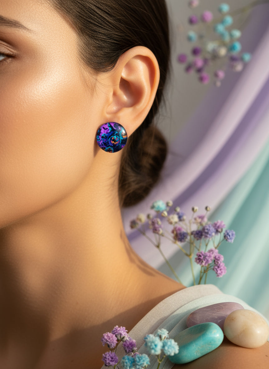 Cabochon Earring for Halloween