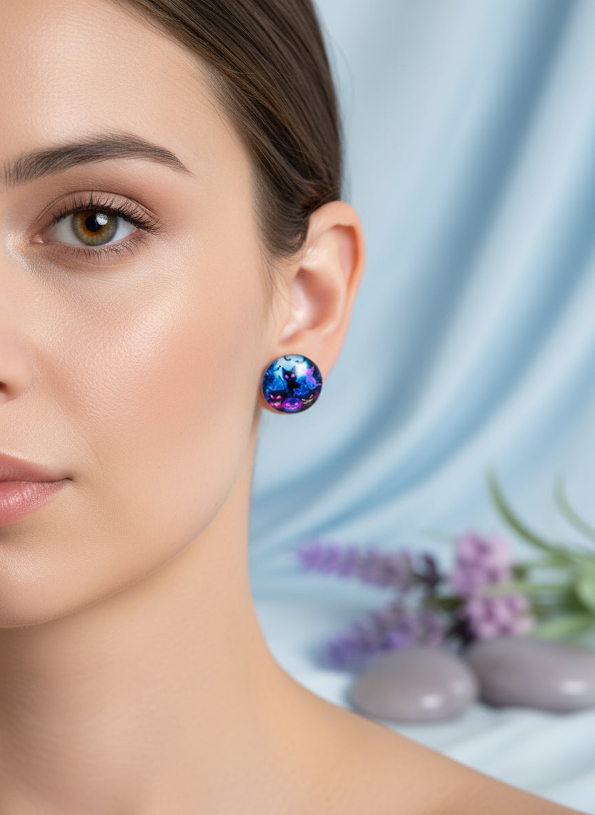 Cabochon Earring for Halloween