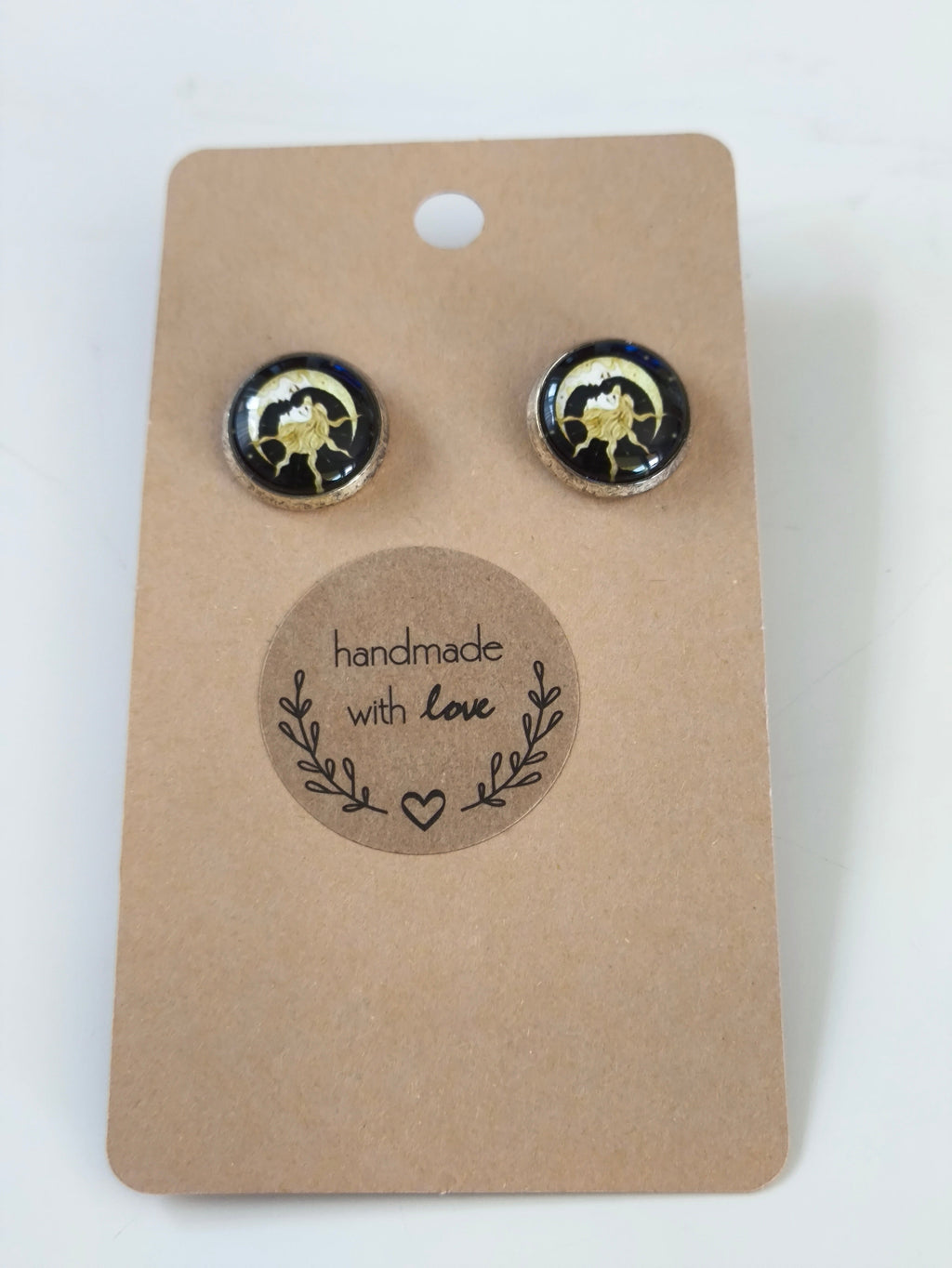 Cabochon Mystical Witchy Earring