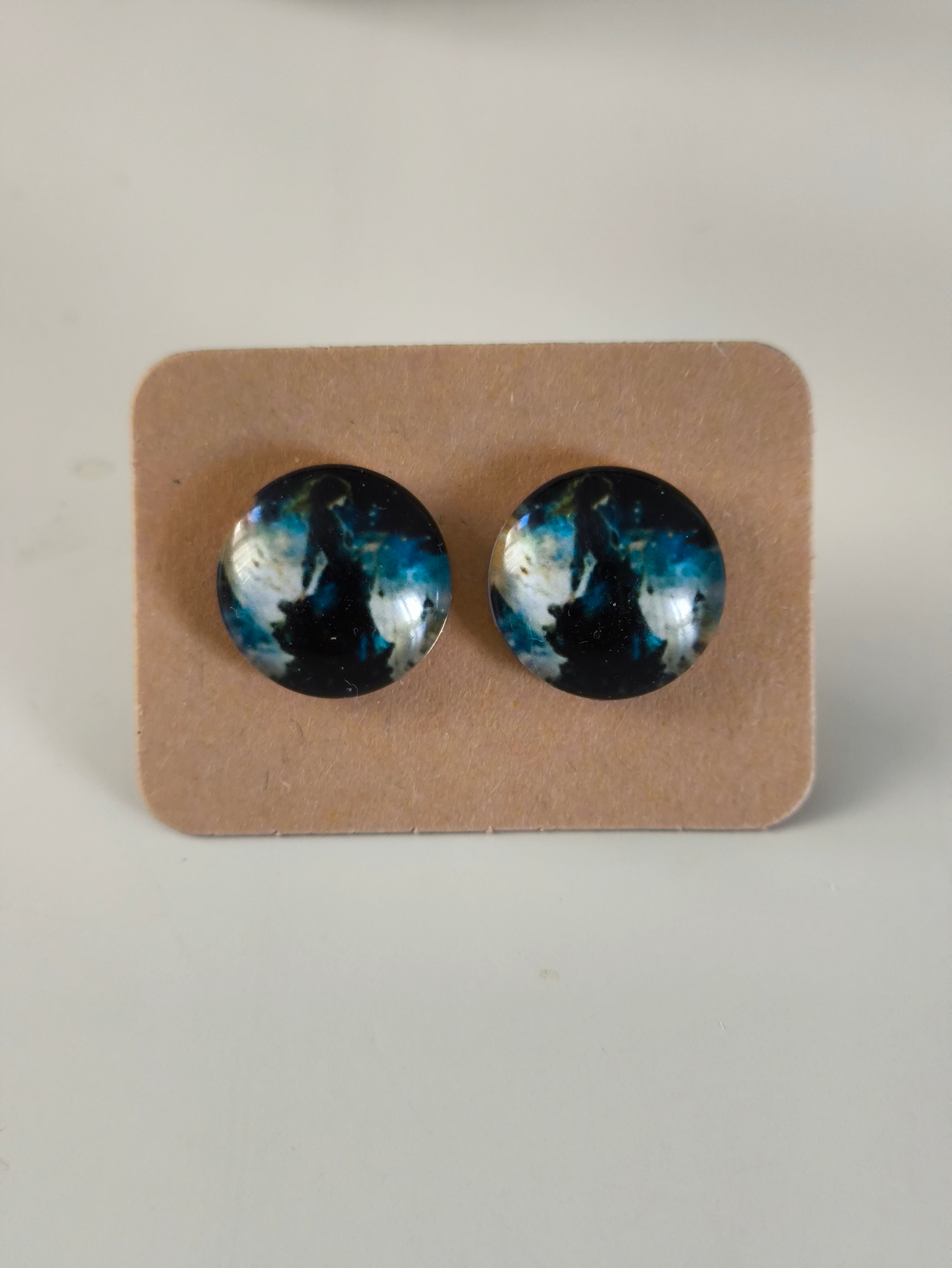 Cabochon Mystical Witchy Earring